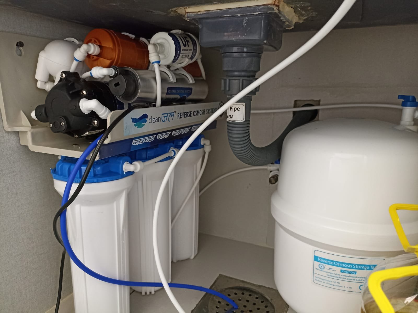 CLEAN JAL Under Sink Alkaline Water Purifier - Best Under Sink Water Purifier for Home RO + UF + Top Japanese UV with High 3000TDS Membrane 8 Stages Purification 12L photo review